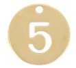 Charm's Chiffre 5 médaille