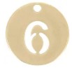 Charm's Chiffre 6 médaille