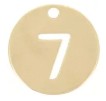 Charm's Chiffre 7 médaille