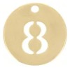 Charm's Chiffre 8 médaille
