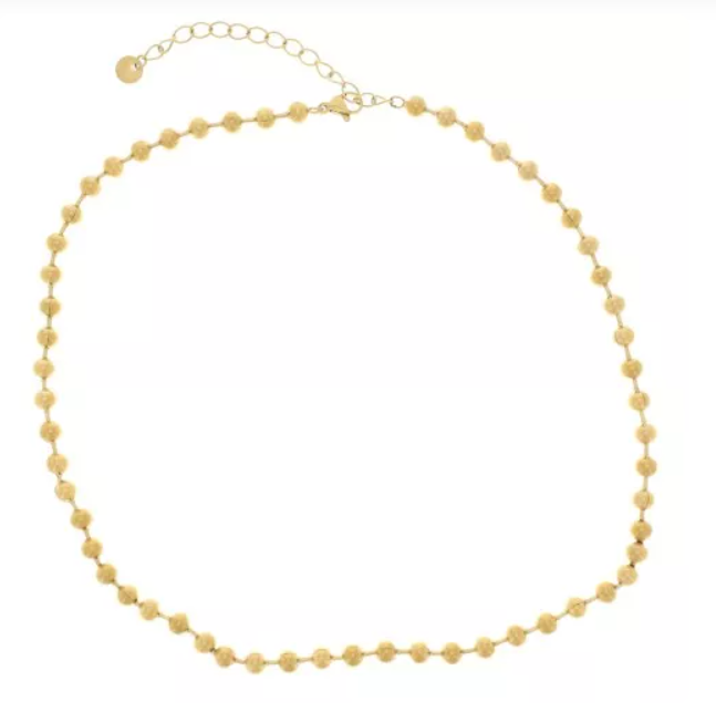 Collier Doré - Maille boule - Personnalisable