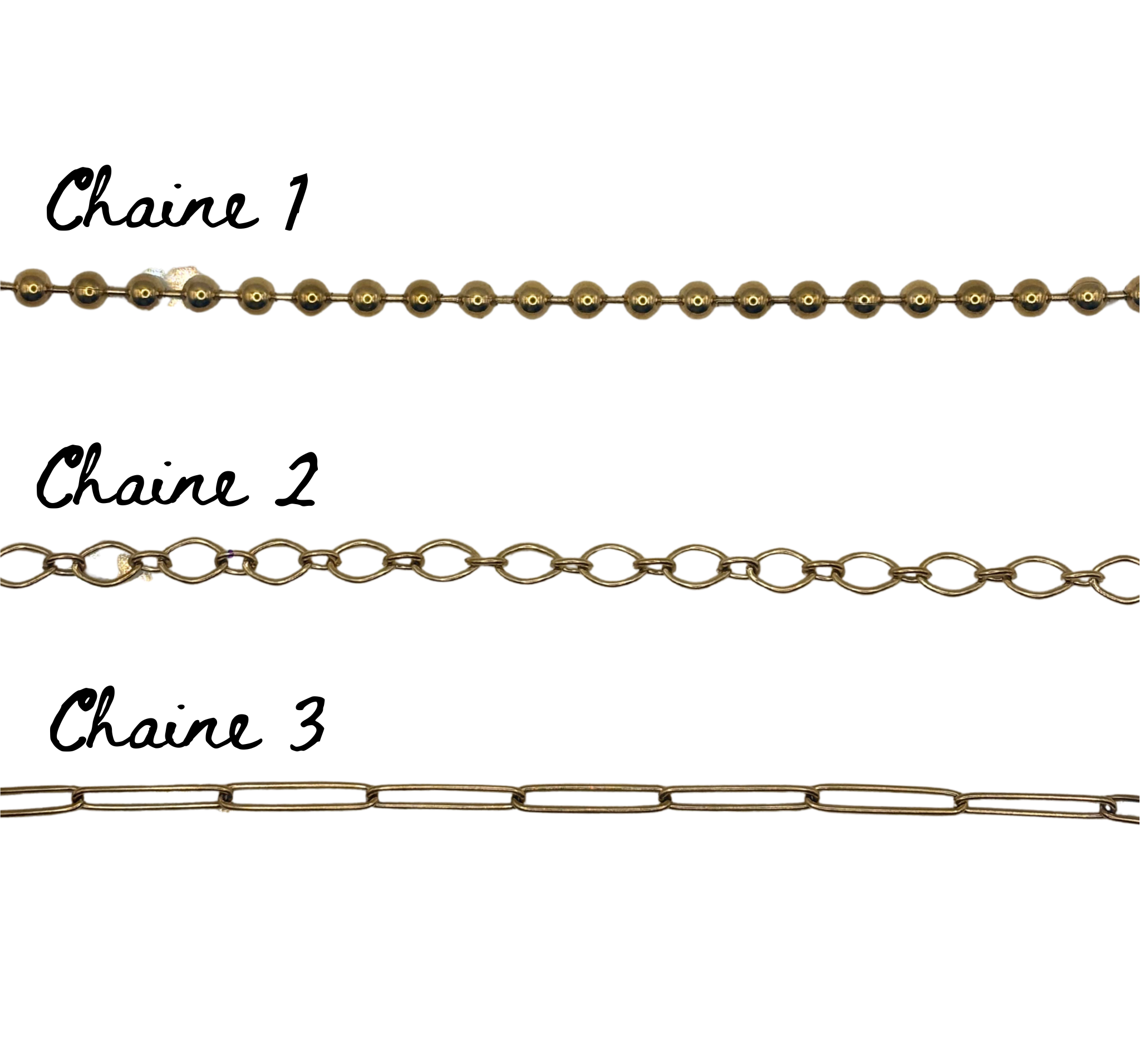 Collier Doré - Personnalisable