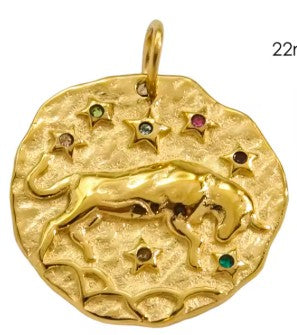 Charm's Signe astrologique rond Taureau