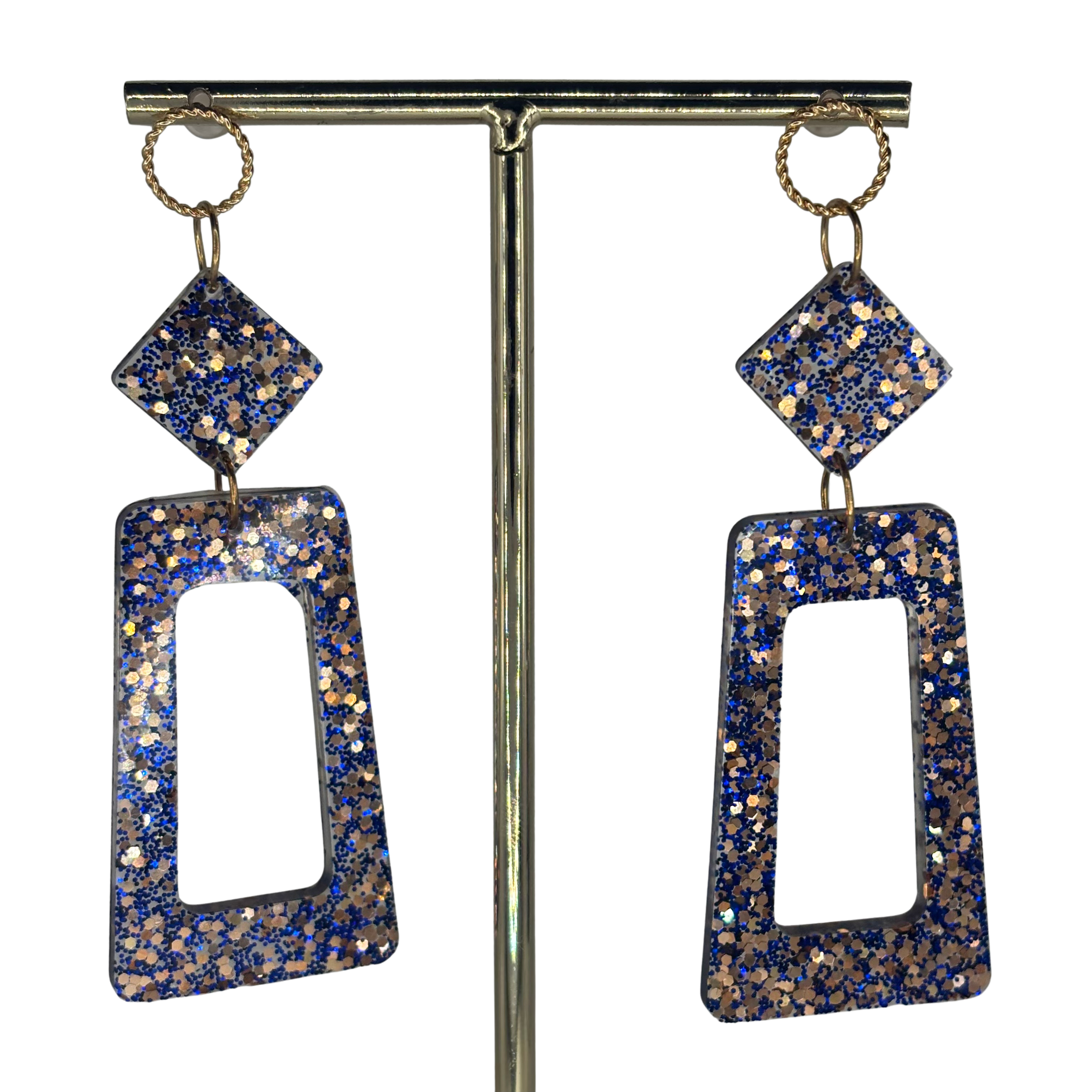 Boucles d'oreilles - Violette