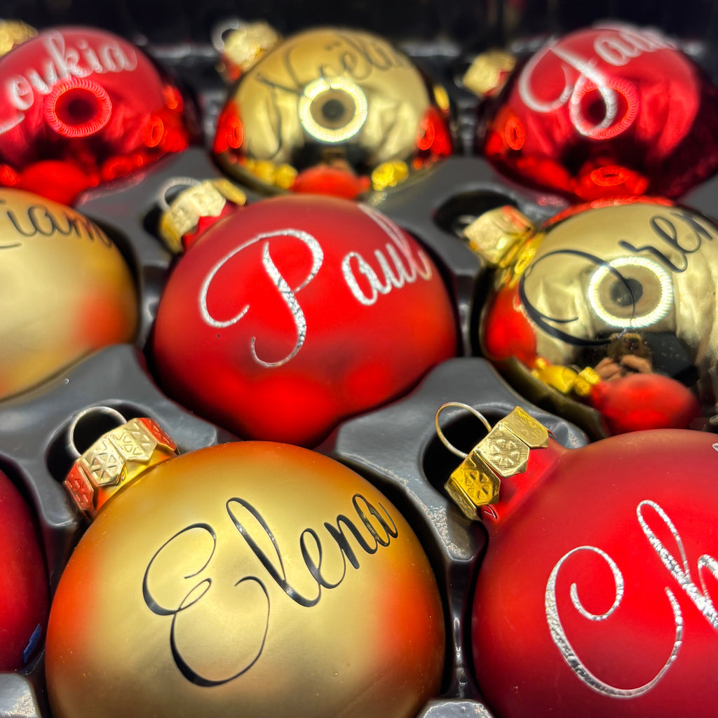 Boule de Noël personnalisée