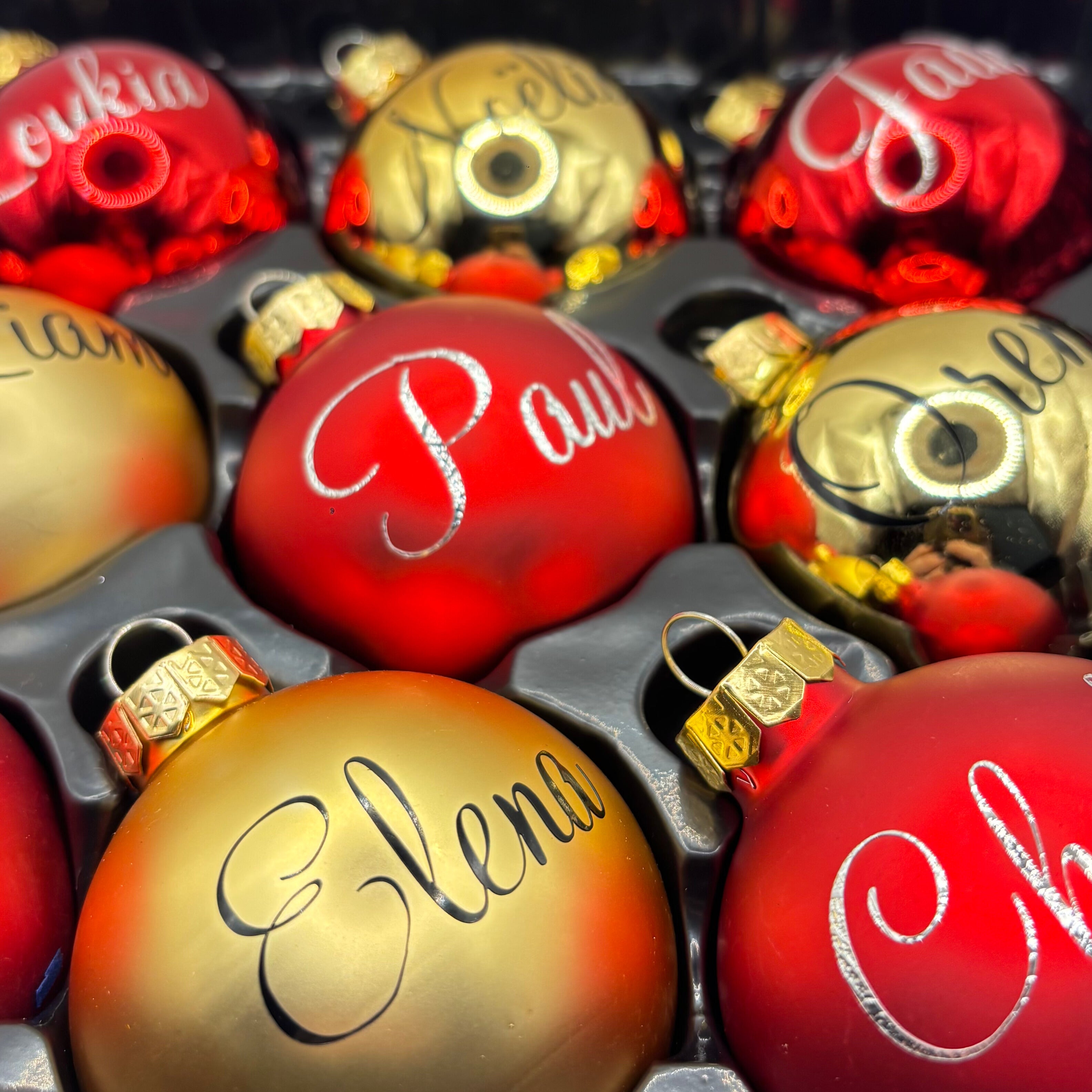 Boule de Noël personnalisée